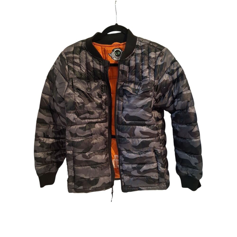Urban Republic Boys Camo Jacket Large